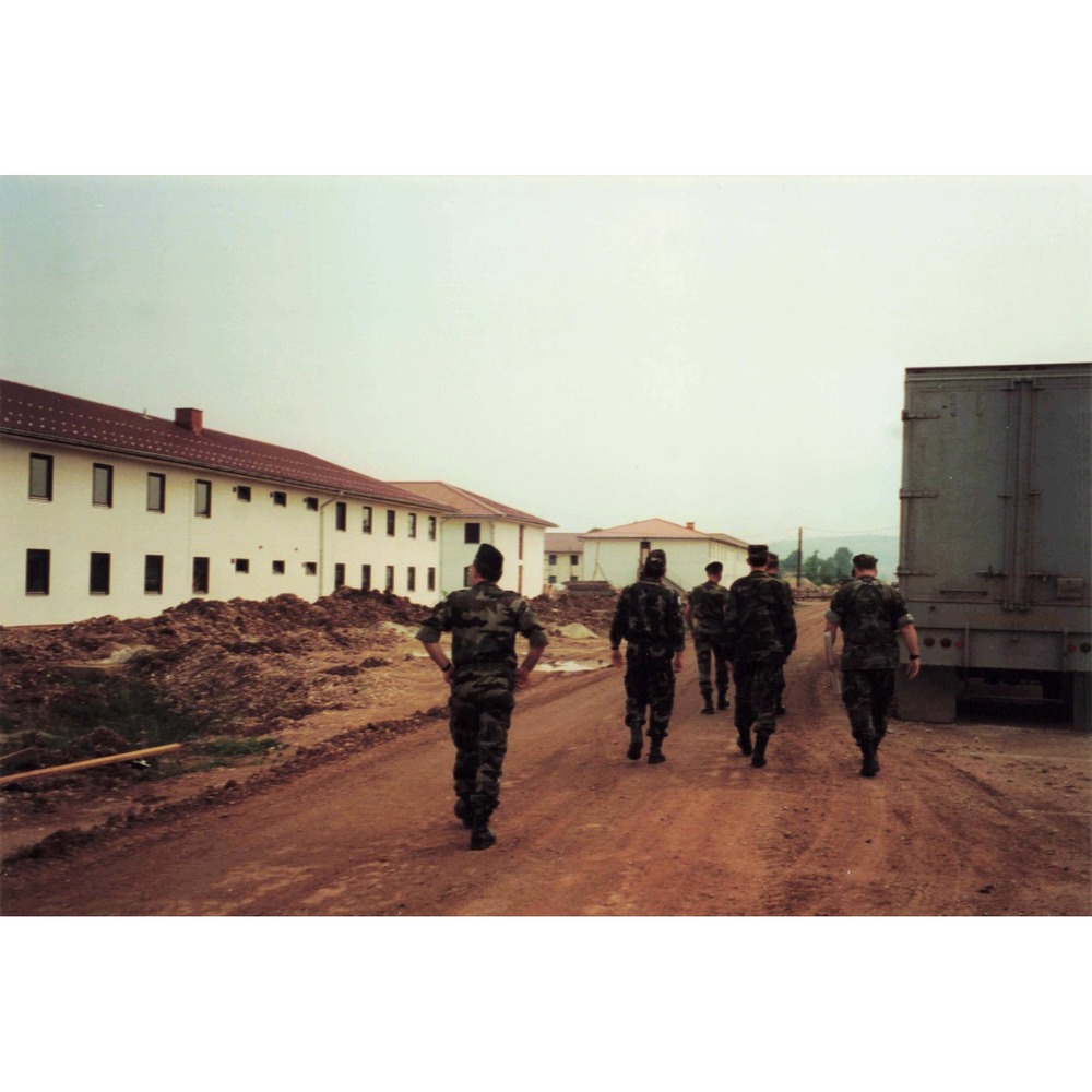 Vintage 1999 Kosovo NATO Base Construction Barracks Photo Lot of 4 - Picture 4 of 4